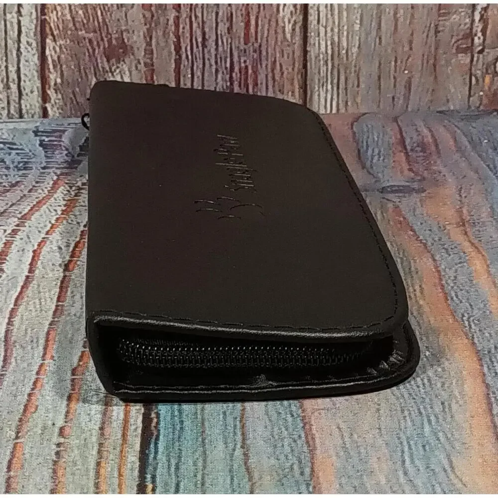 Snagle Paw Black Leather Dog Grooming Tool Case‎